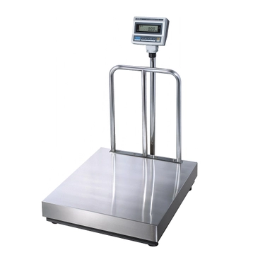 Напольные весы CAS DB-II 600LCD, платформа 700х800, RS-232, наибольший предел взвешивания (НПВ) 600 кг., дискретность 100 г.