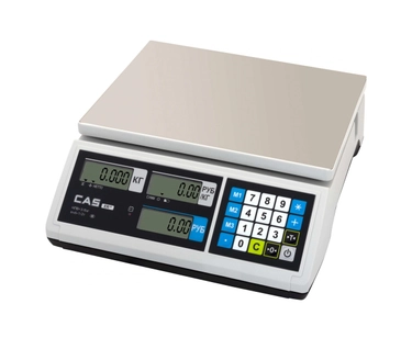 Торговые весы CAS ER JR-30CB RS-232, наибольший предел взвешивания (НПВ) 30 кг., дискретность 5 г.