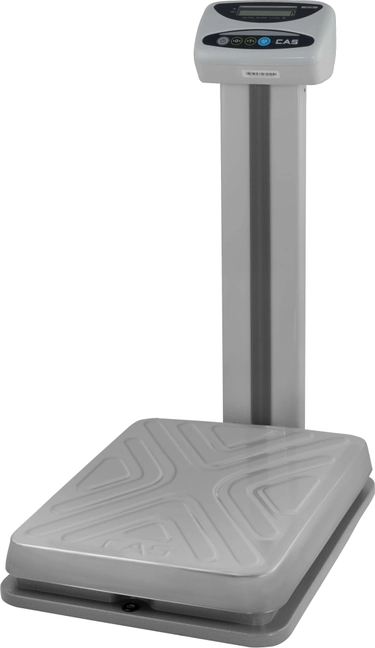 Напольные торговые весы CAS DL-100 наибольший предел взвешивания (НПВ) 100 кг., дискретность 50 г.