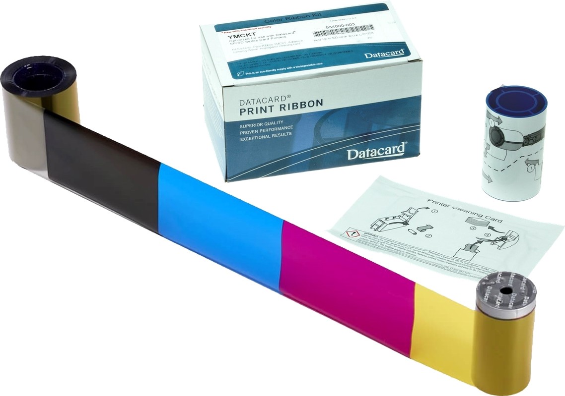 Цветная лента для принтера Datacard Sigma DS1, DS2 короткая панель 525100-002