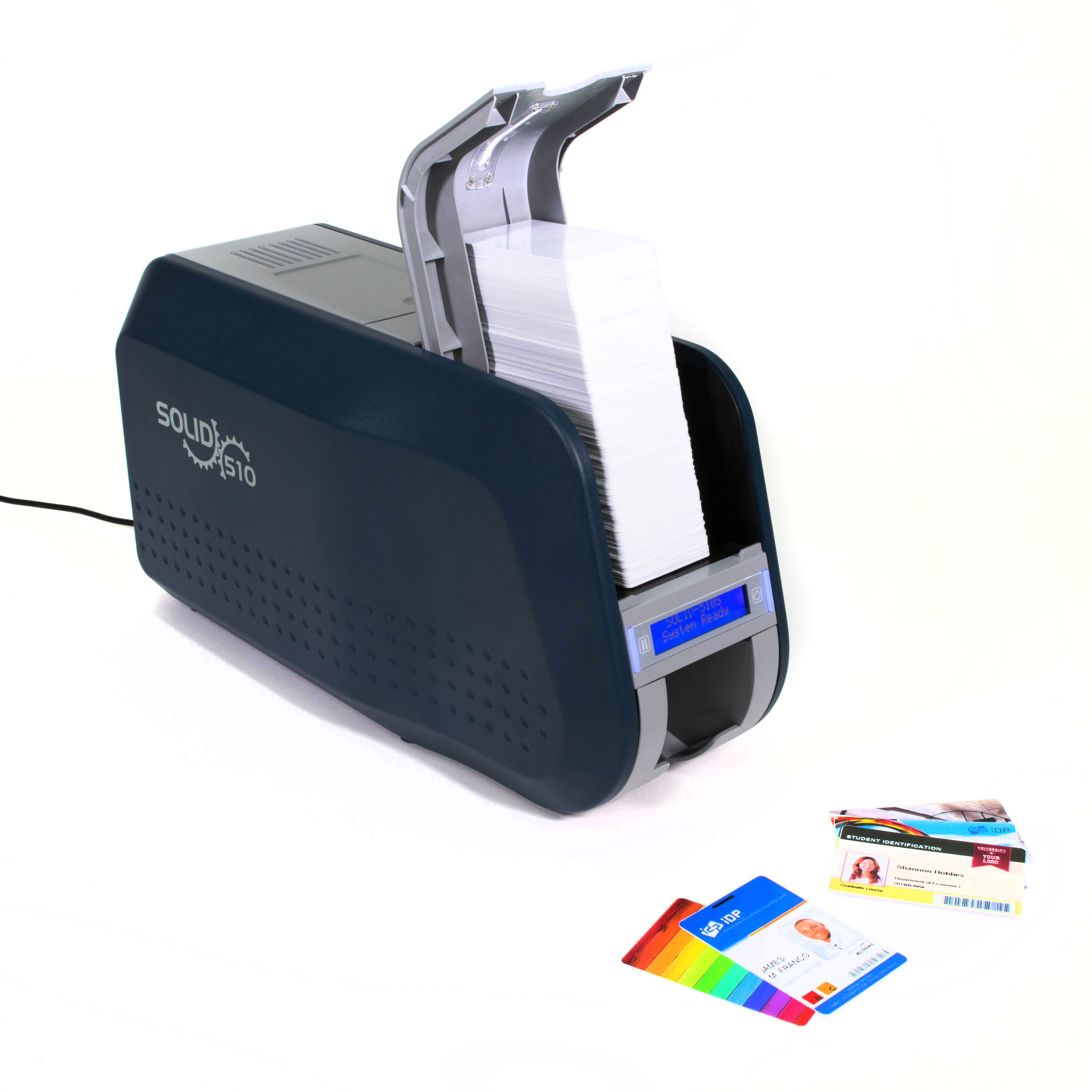 Принтер пластиковых карт Advent SOLID-510L-E двусторонний с ламинатором, 300 dpi, USB, Ethernet  ASOL5L-E
