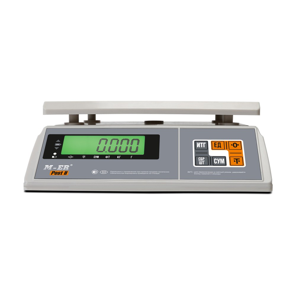 Фасовочные настольные весы M-ER 326 AFU-32.1 Post II LCD