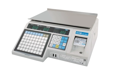 Торговые весы с печатью этикеток настольные CAS LP-30 (1.6) с печатью этикеток, RS-232, наибольший предел взвешивания (НПВ) 30 кг., дискретность 5 г.