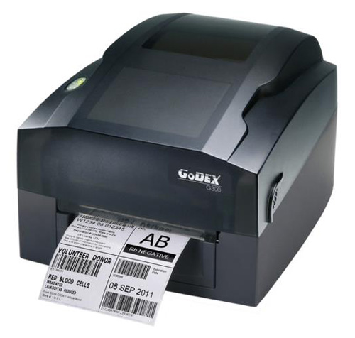 Принтер этикеток Godex G300US, 203 dpi, USB, RS-232 011-G30D62-000