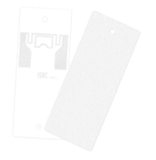 RFID метка-бирка ISBC Labels 120х50 UHF, UCODE8, tag for clothing PET (45x31) 100-29331