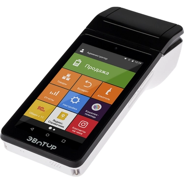 Смарт-терминал Эвотор 5 ST без ФН, 5,5", Wi-Fi, Bluetooth, GPS, акб 2600 мАч. ST512-5000