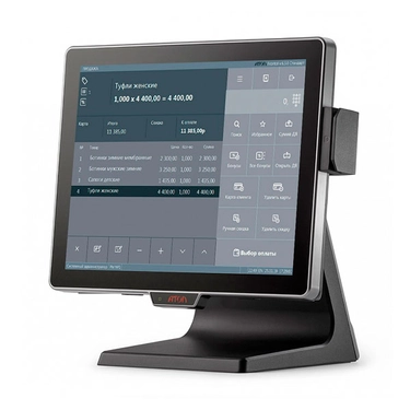 Сенсорный POS-терминал АТОЛ JAZZ 15 Pro 15" PCAP, Intel Celeron J6412, SSD 256 Гб, 8 Гб DDR4, без MSR, без ОС 58202