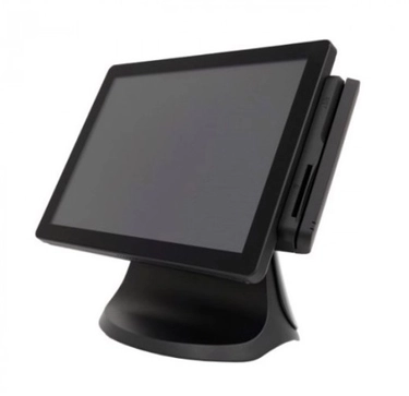Сенсорный POS-терминал моноблок SuperPOS P14 15", Celeron N5095, с подставкой, USB, COM, Ethernet, HDMI, MSR, без ОС