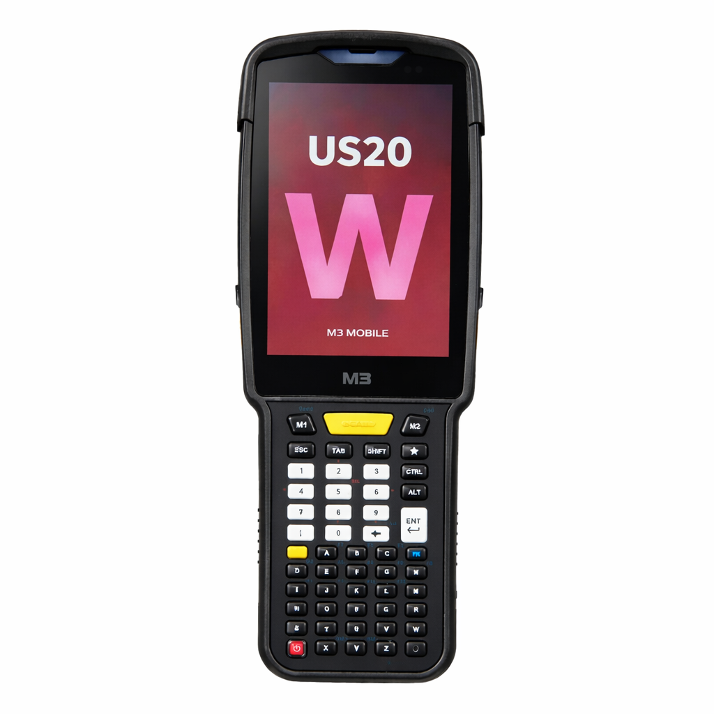 Терминал сбора данных M3 Mobile US20W, Android 10, Zebra SE4710, 4 ГБ / 64 ГБ, Qualcomm Snapdragon SDA660, 2,2 ГГц, восемь ядер, 6700 мАч, S20W0C-QBCWEE-HF
