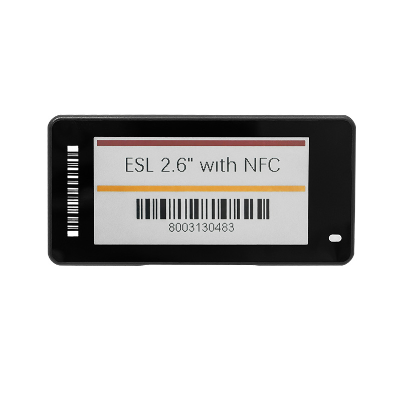 Электронный ценник (ESL) MEFERI LABEL,  2.66'', чёрный, тонкий корпус, MEC4S266BB