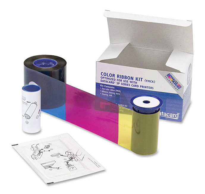 Полноцветная лента YMCK GO GREEN, 500 отпечатков для принтера Datacard SP75 PLus 534000-008
