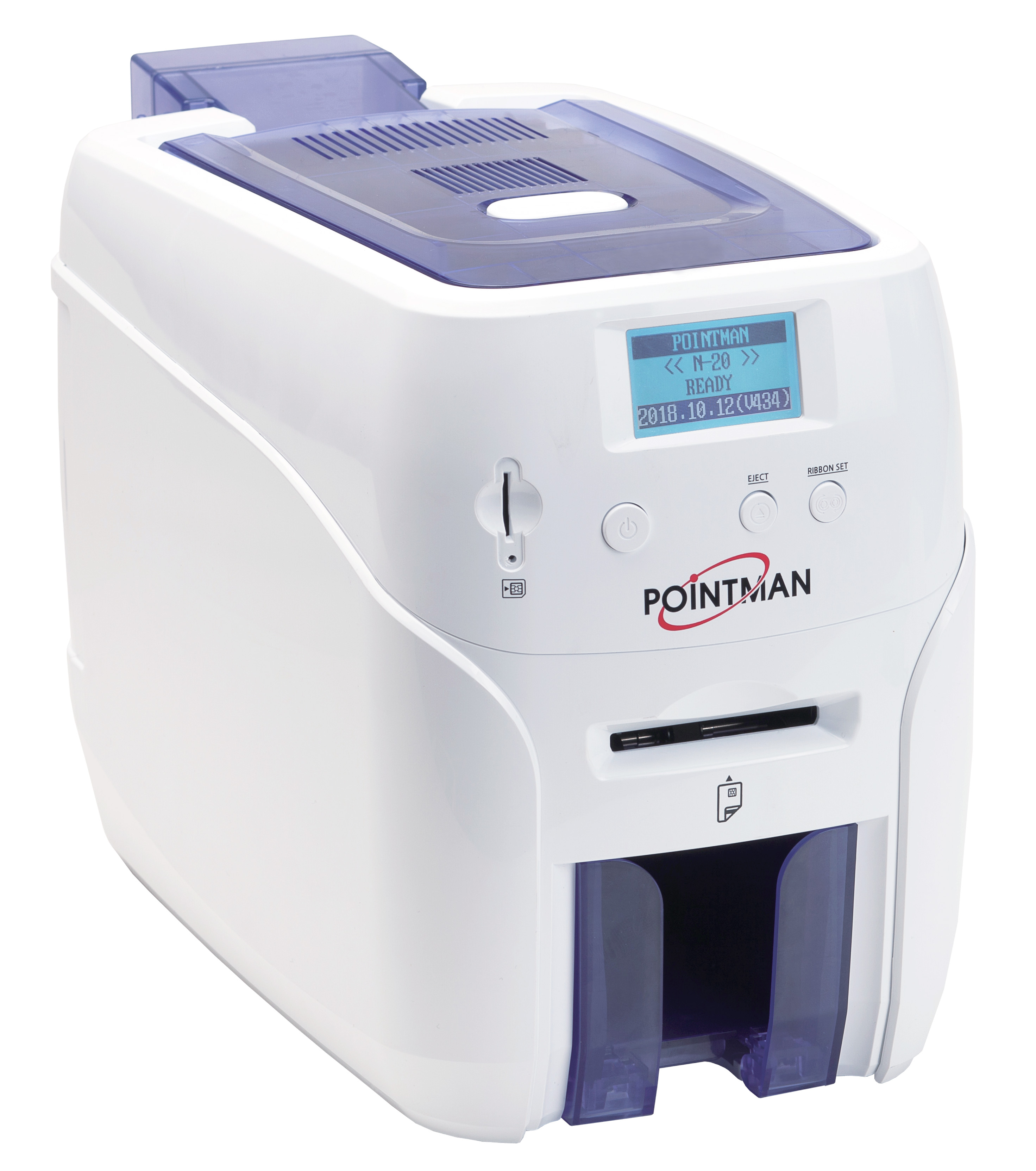 Принтер пластиковых карт Pointman Nuvia N20 двусторонний, 300 dpi, USB, Ethernet, N21-0001-00-S