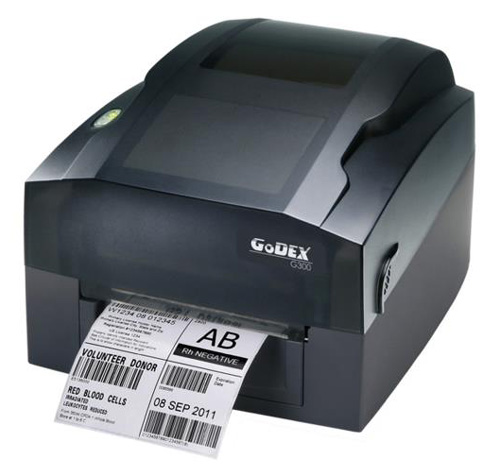 Принтер этикеток Godex G300US, 203 dpi, USB, RS232 011-G30D12-000