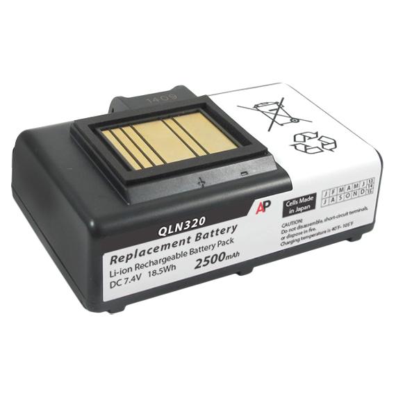 Увеличенная батарея Li-Ion для принтера Zebra QLn220, QLn320 2500 mAh P1031365-101