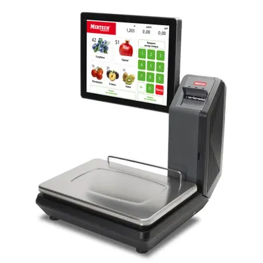 Весы с печатью этикеток Mertech M-ER 725 "SELFPRINT" PM-32.5 USB, Ethernet, Wi-Fi предел взвешивания (НПВ) 32 кг., дискретность 5 г. 3638