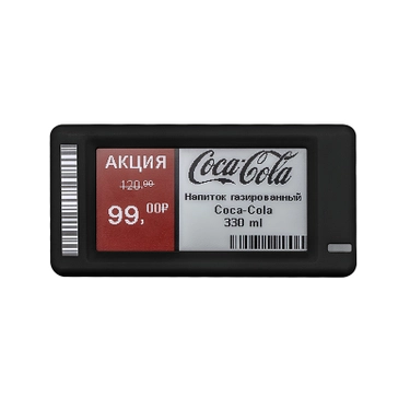Электронный ценник (ESL) MEFERI LABEL, 1.3'', чёрный, MEC4S13AB