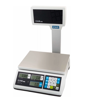 Торговые весы CAS ER JR-30CBU RS-232, наибольший предел взвешивания (НПВ) 30 кг., дискретность 5 г.
