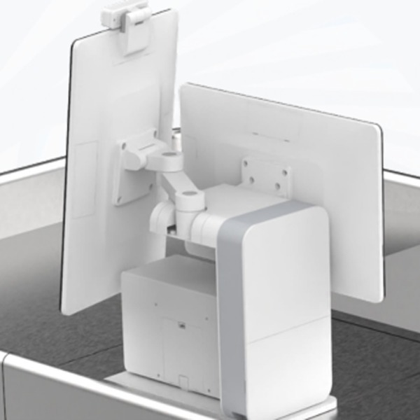 Сенсорный терминал Wintec Anypos300 15", Intel Celeron J6412, DDR4 8 ГБ, SSD 128 ГБ, белый, второй монитор 15", принтер, MSR, без ОС 137210