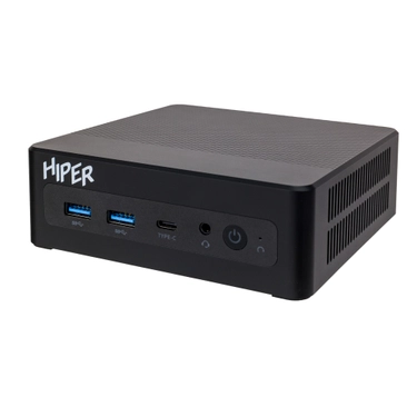 Мини ПК HIPER FACTUM FN2 FN2-i31315R8N2I6BWP, Intel Core i3 1315U 1.2Ггц, 8ГБ RAM, 256ГБ SSD, UHD Graphics, Win 11 Pro