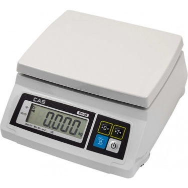 Настольные порционные весы CAS SW-20 предел взвешивания (НПВ) 20 кг., дискретность 10 г.