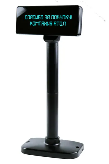 Дисплей покупателя АТОЛ PD-2800 черный, USB, RS232 40924