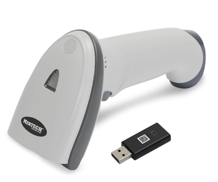 Беспроводной 2D сканер штрих-кода Mertech CL-2210 BLE Dongle P2D USB белый
