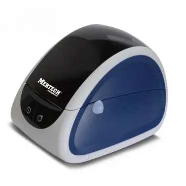 Принтер этикеток MERTECH LP58 EVA, 203 dpi, USB, RS-232, бело-синий 4584