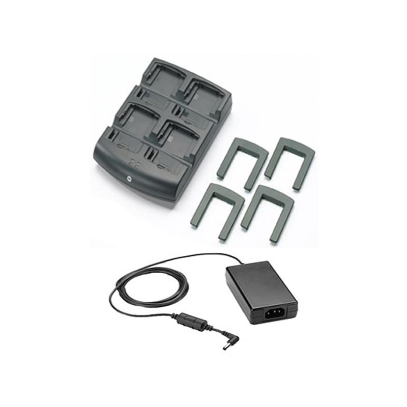 4-х слотовое зарядное устройство для аккумуляторов серии Zebra МС32 с БП SAC-MC32-400INT-01