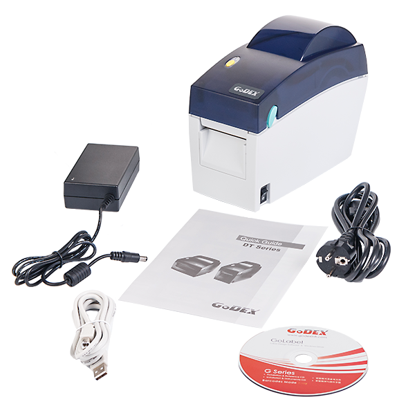 Принтер этикеток Godex DT2US, 203 dpi, USB, RS232 011-DT2D52-00В
