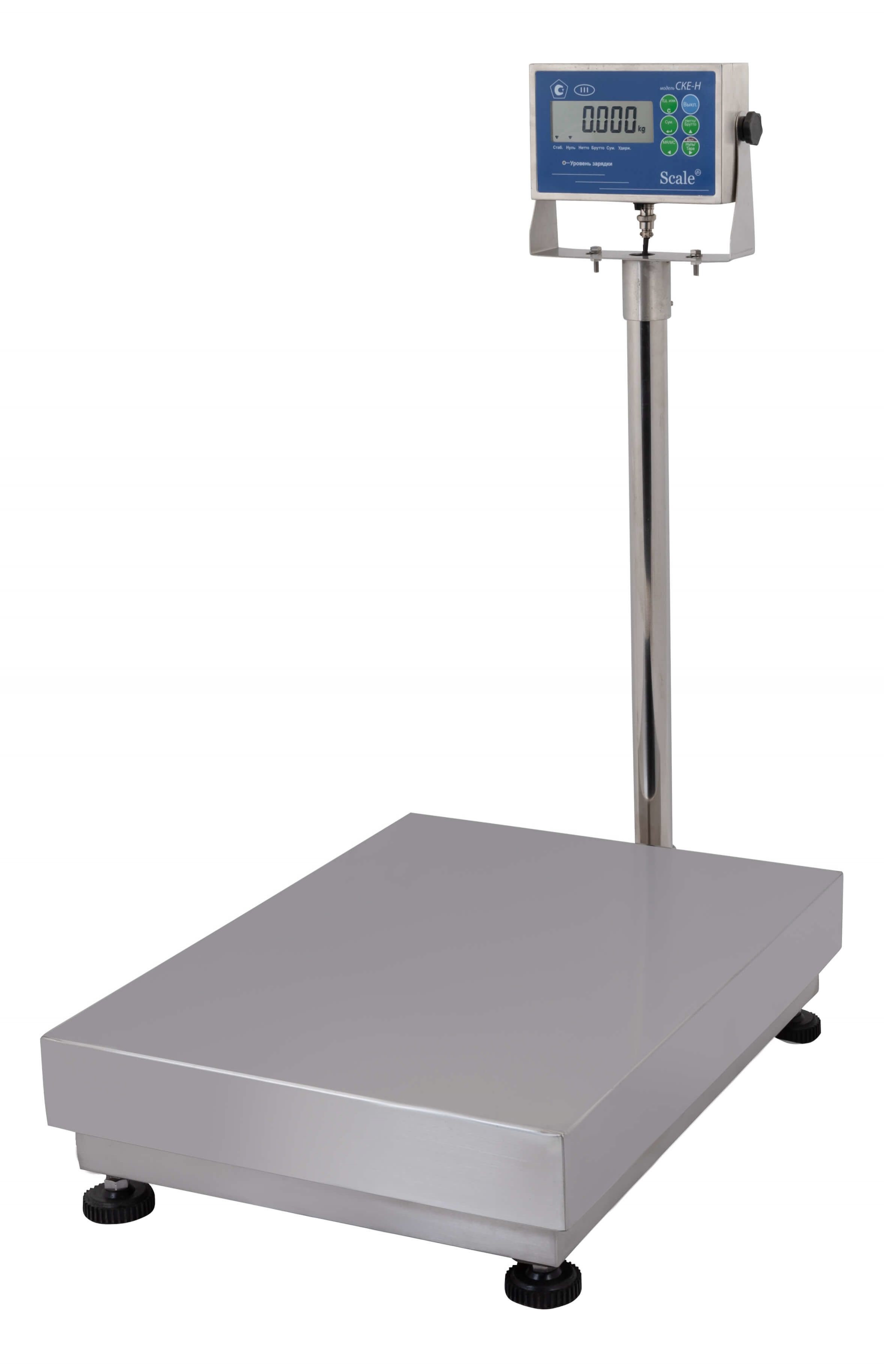 Напольные весы SCALE СКЕ-Н-150-4560  наибольший предел взвешивания (НПВ) 150 кг, дискретность 20/50 г