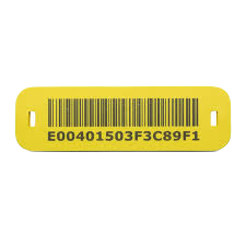 RFID метка HID SlimFlex Tag UHF yellow 1D barcode Vi798990-220
