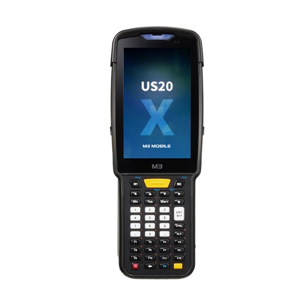 Терминал сбора данных M3 Mobile US20X, Android 10, Zebra SE4770, 4 ГБ / 64 ГБ, Qualcomm Snapdragon SDA660, 2,2 ГГц, восемь ядер, 2600 мАч, S20X4C-Q2CWSS-HF