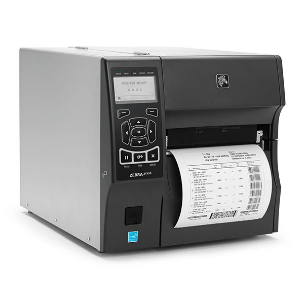 Принтер этикеток Zebra ZT420, 203 dpi, USB, Ethernet, Bluetooth ZT42062-T0E0000Z