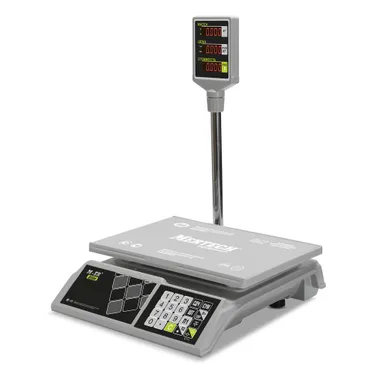 Торговые настольные весы Mertech M-ER 326ACP-32.5 Slim LED предел взвешивания (НПВ) 32 кг., дискретность 5 г. 3047