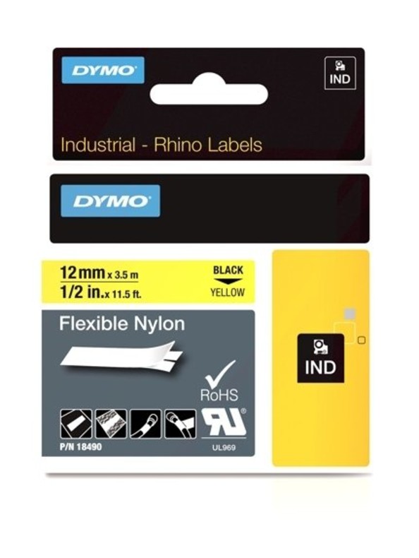 Лента DYMO для принтеров DYMO LM 160, 210D, 280, PnP, 420P, 500 TS; Rhino Pro 6000, 5200, 4200 S0718080|18490