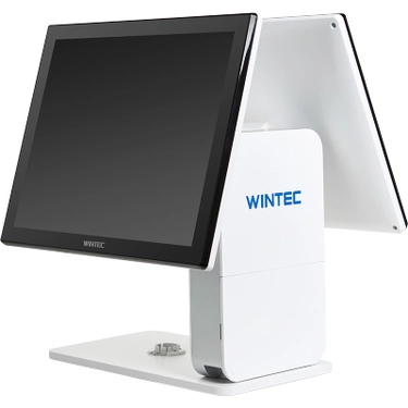 Сенсорный терминал Wintec Anypos300 15", Intel Celeron J6412, DDR4 8 ГБ, SSD 128 ГБ, белый, второй монитор 15", принтер, MSR, без ОС 137210