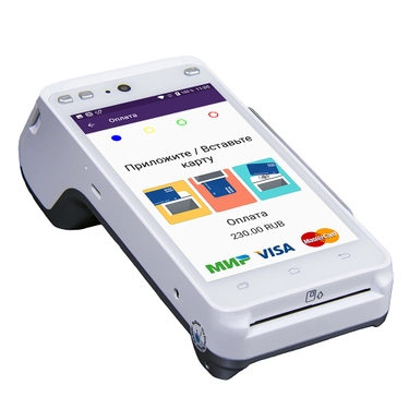 Мобильная онлайн-касса POSCENTER-BANK-01Ф, Android 7.1, АКБ 2200 мАч, MSR, эквайринг, USB, Wi-Fi, Bluetooth, без ФН 736402