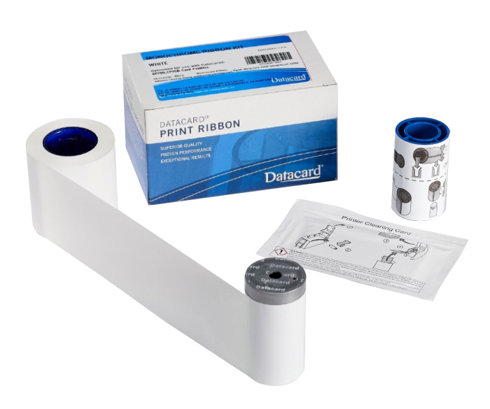 Монохромная лента белого цвета Premium для принтера Datacard Sigma DS1, DS2, DS3 525900-004