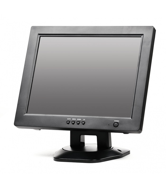 POS-монитор 12" АТОЛ LM12 (Rev.2), TFT LCD, VGA, не сенсорный, черный 60501