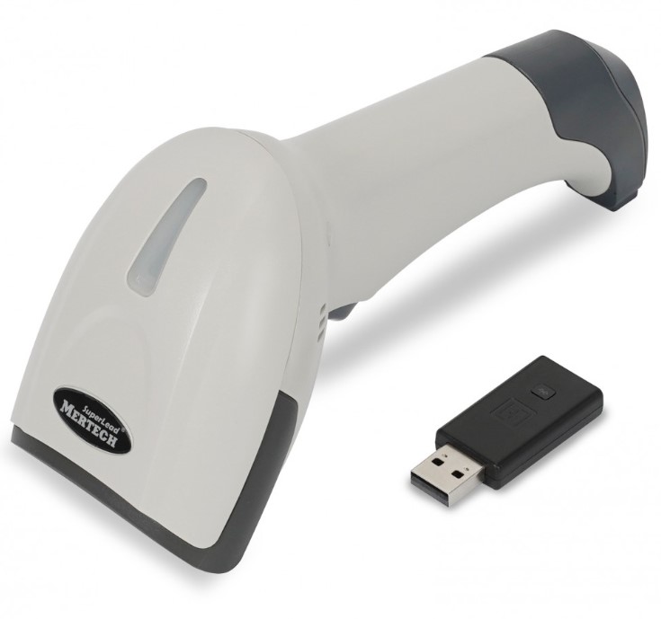 Беспроводной 2D сканер штрих-кода Mertech CL-2310 HR P2D SuperLead USB белый