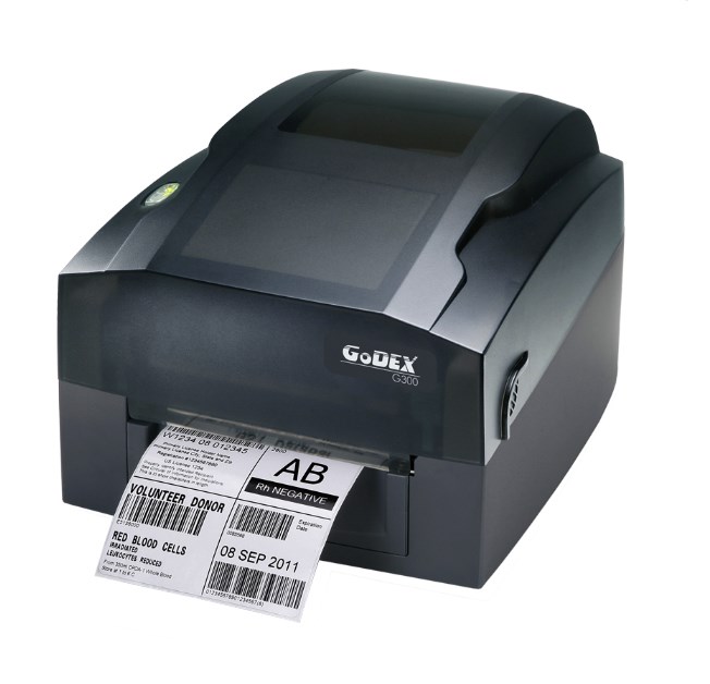 Принтер этикеток Godex G300UES, 203 dpi, USB, RS232, Ethernet 011-G30E02-000