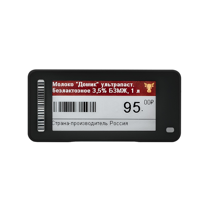 Электронный ценник (ESL) MEFERI LABEL,  5.58'', чёрный, тонкий корпус, MEC4S58BB