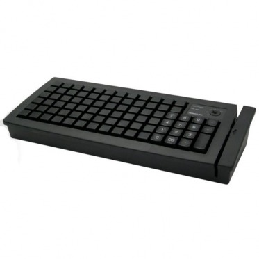 Программируемая клавиатура Posiflex KB-6600U-B, USB, c ридером магнитных карт 21781