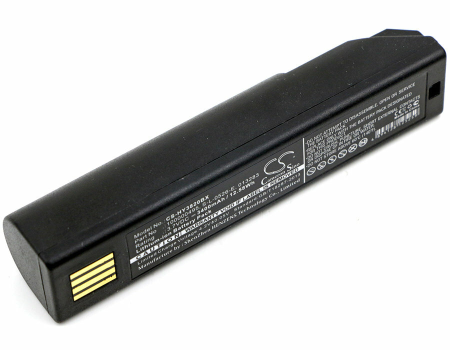 Аккумулятор GTS для сканера штрих-кода Honeywell 1202g, 1452, 1472,1902, 1902GHD, 1911i, 3820, 4620, 4820, 5620, 6320,3820i, 4820i 3400 mAh