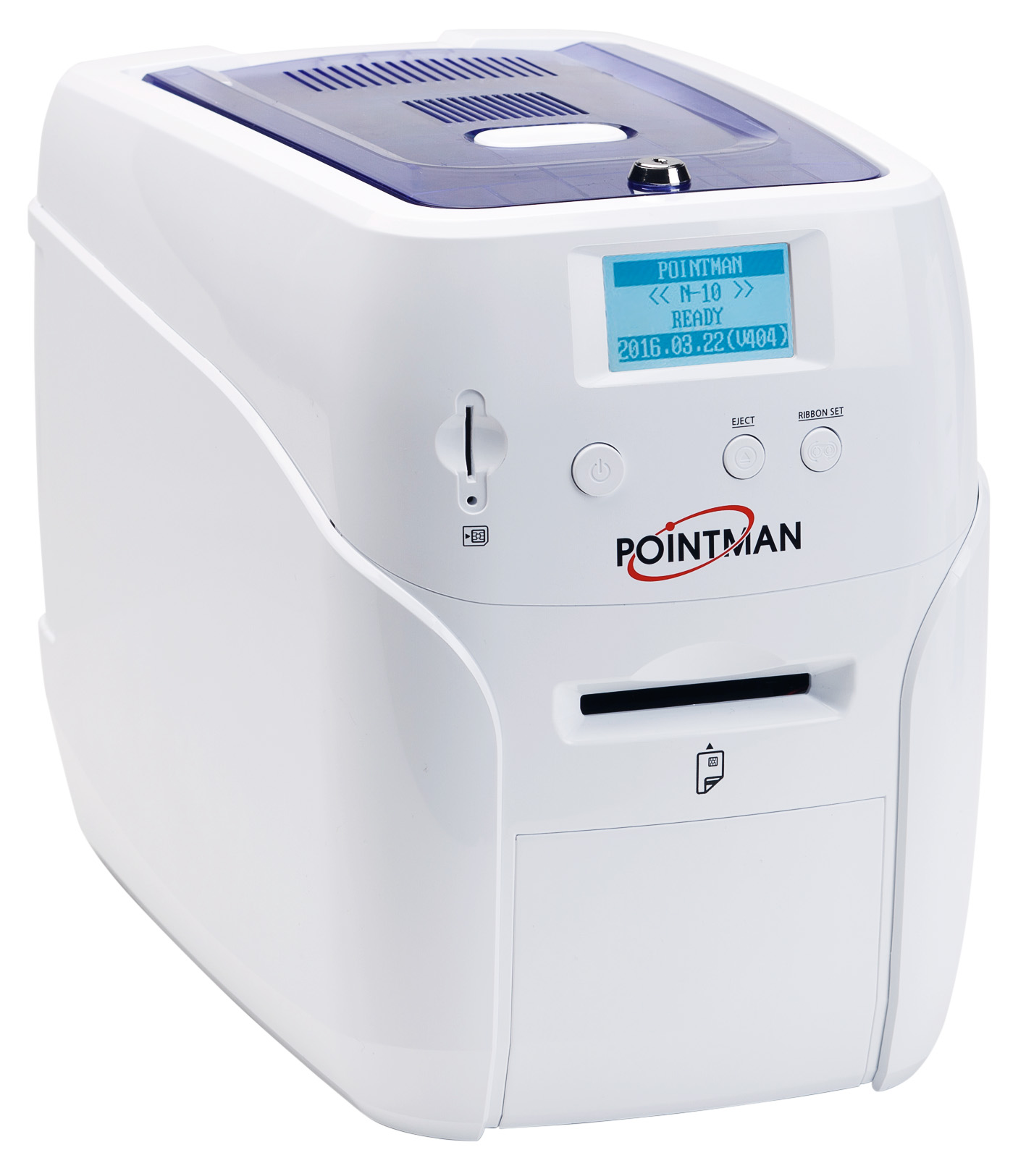 Принтер пластиковых карт Pointman Nuvia N10, 300 dpi, USB, Ethernet, N10-0001-00-S