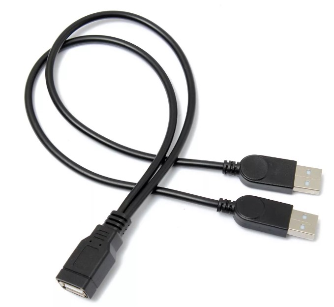 Двойной USB кабель для сканера штрих-кода CipherLab 2220 WCI0822000001