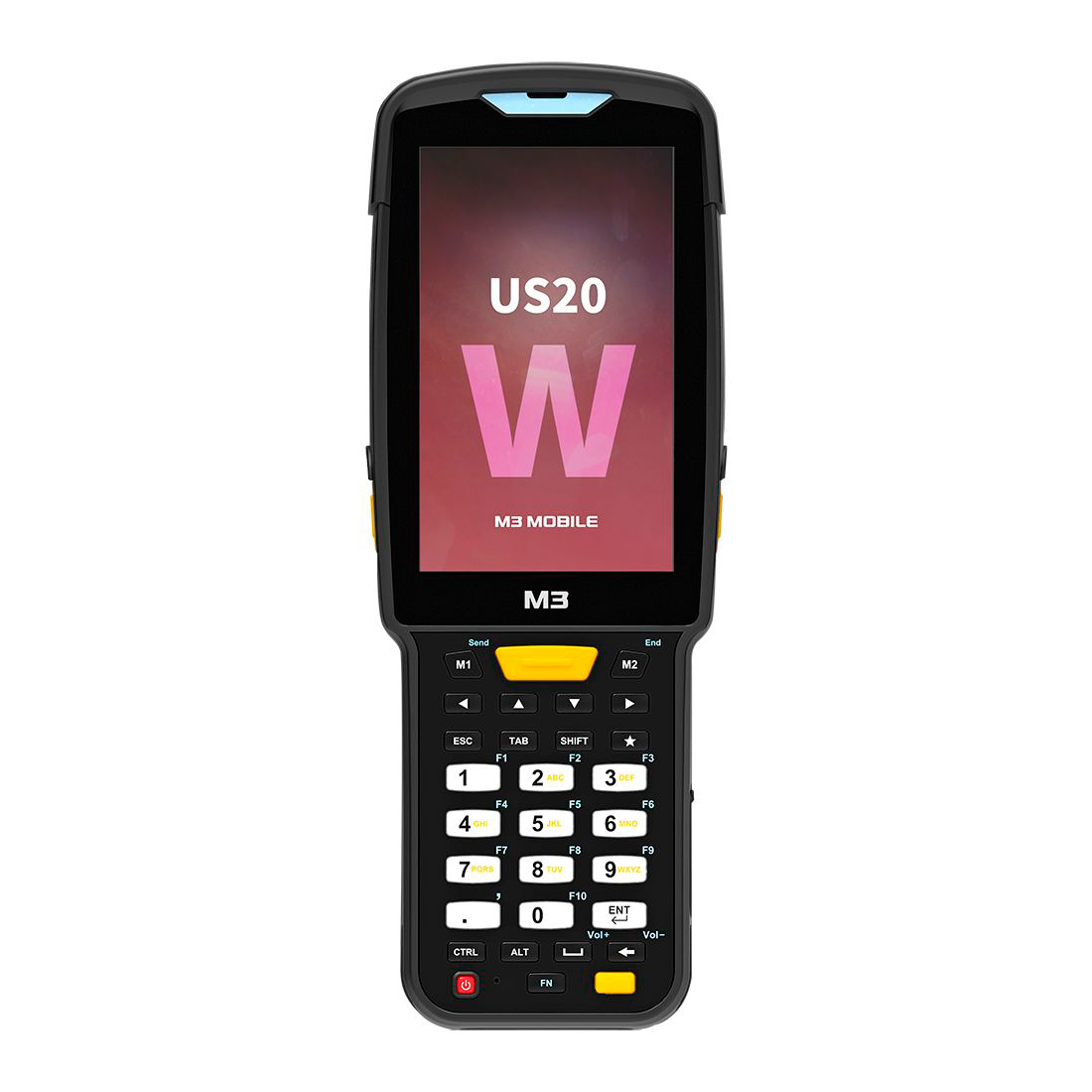 Терминал сбора данных M3 Mobile US20W, Android 10, Zebra SE4710, 4 ГБ / 64 ГБ, Qualcomm Snapdragon SDA660, 2,2 ГГц, восемь ядер, 6700 мАч, S20W0C-QCCWRE-HF