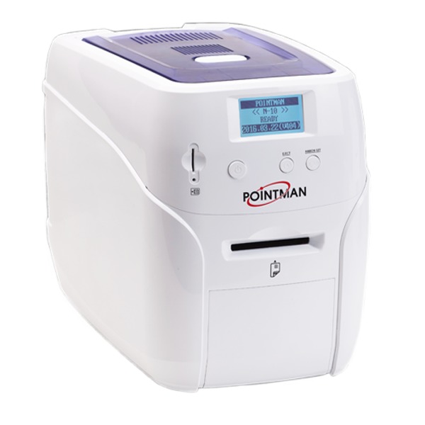 Принтер пластиковых карт, односторонний Pointman Nuvia N10, 300 dpi, USB, Ethernet, с ручной подачей карт N10-0001-00-S