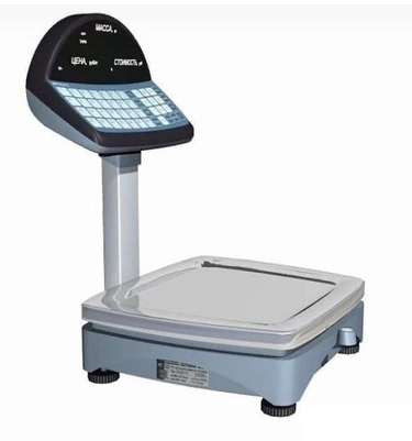 Торговые весы Штрих М5Т 15-2.5 В VFD, Ver4.0 наибольший предел взвешивания (НПВ) 15 кг., дискретность 2/5 г. 121281